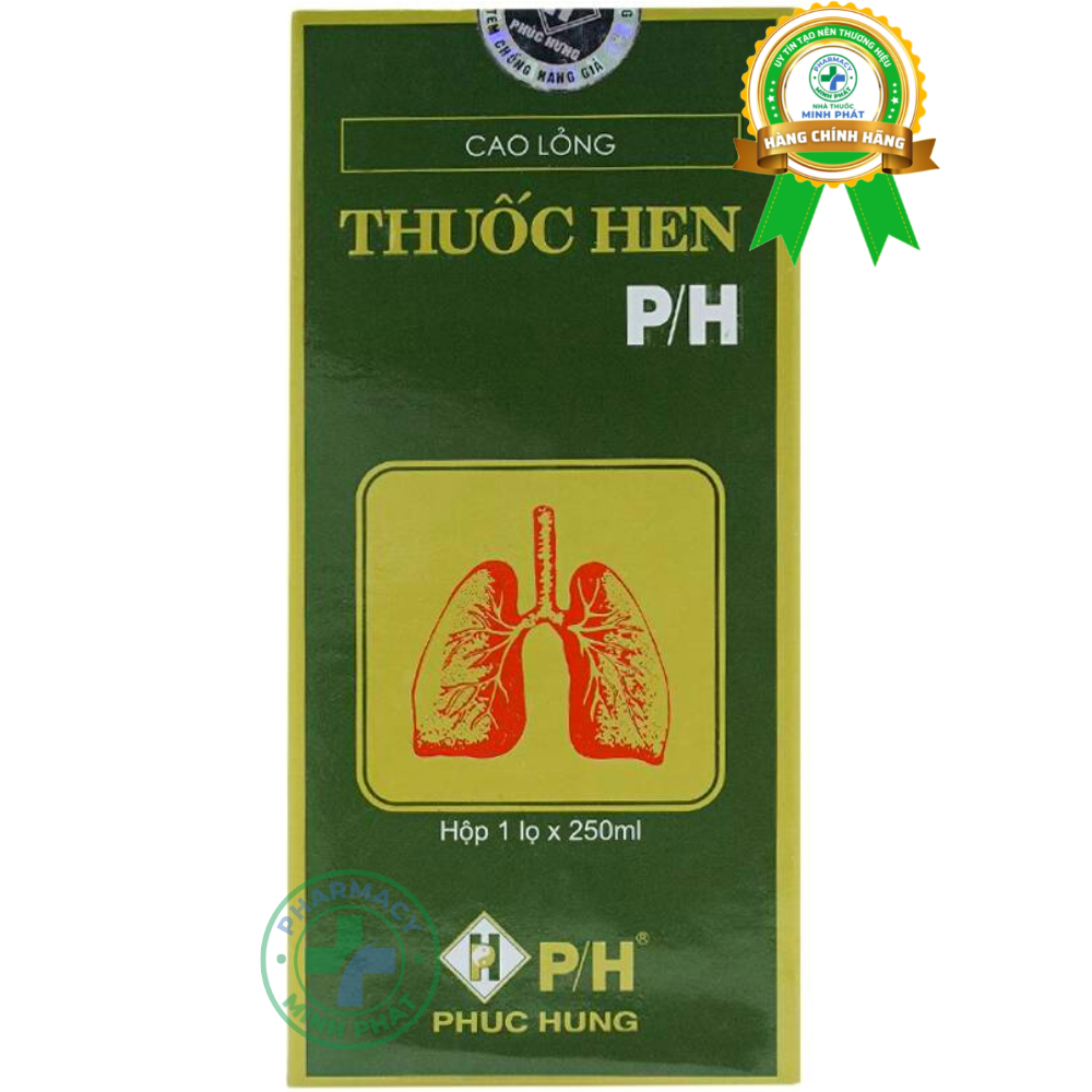 Thuốc Hen P/H 250Ml Phúc Hưng Điều Trị Các Thể Hen Phế Quản (Chai)